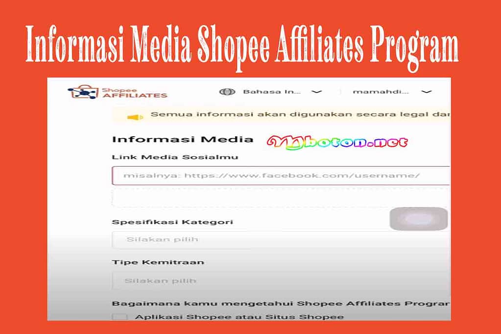 Informasi Media Shopee Affiliates Program