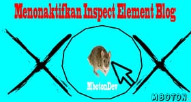 Menonaktifkan Inspect Element
